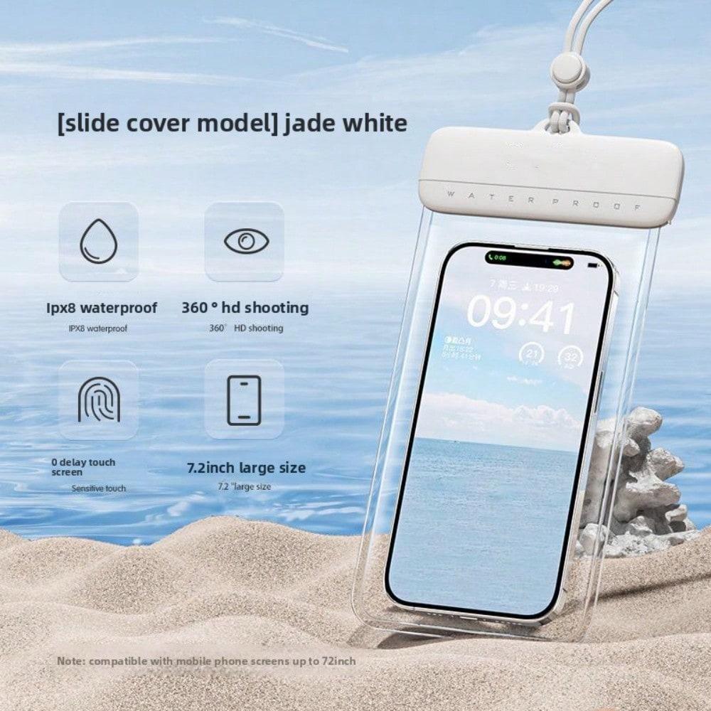 Mobile Phone Waterproof Bag Can Touch The Screen To Take Pictures, Transparent Sealing Cover