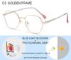 Prescription Myopia Glasses Sphere Custom -0.5 To -10 Men Women Photochromic Or Blue Light Blocking Lenses Cylinder Custom F613