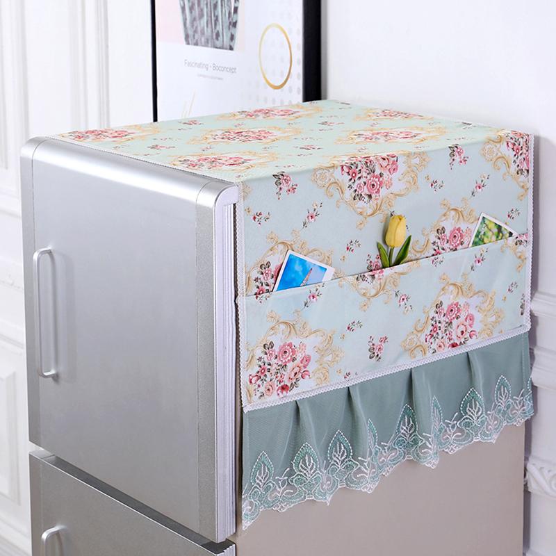 

1 шт. Пылезащитный чехол для холодильника Общий чехол для стиральной машины Полотенце Современная простота Ткань-чехол для духовки Ткань для домашней организации 55*130cm