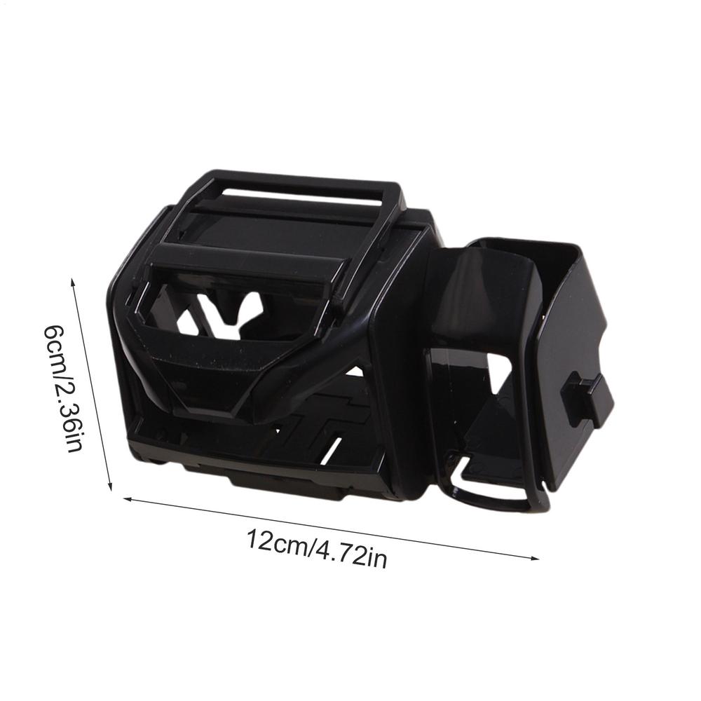 Automotive Cup Holders Multifunctional Adjustable Cup Holder User-Friendly Drink Holder Organizer Wear-Resistant Bottle Holder чёрный