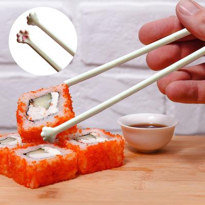 Cat Paw Chopsticks Lightweight Non-Slip Grip Reusable Cute Noodles Sushi Food Chopsticks for Cat Lovers