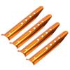 4PCS Tent Peg Stakes Portable Aluminium Alloy Canopy Nail for Outdoor Courtyard Camping Supplies