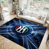 Borussia Dortmund Design Crystal Velvet Carpet Cozy Non?Slip Printed Rug For Bedroom Living Room Entrance