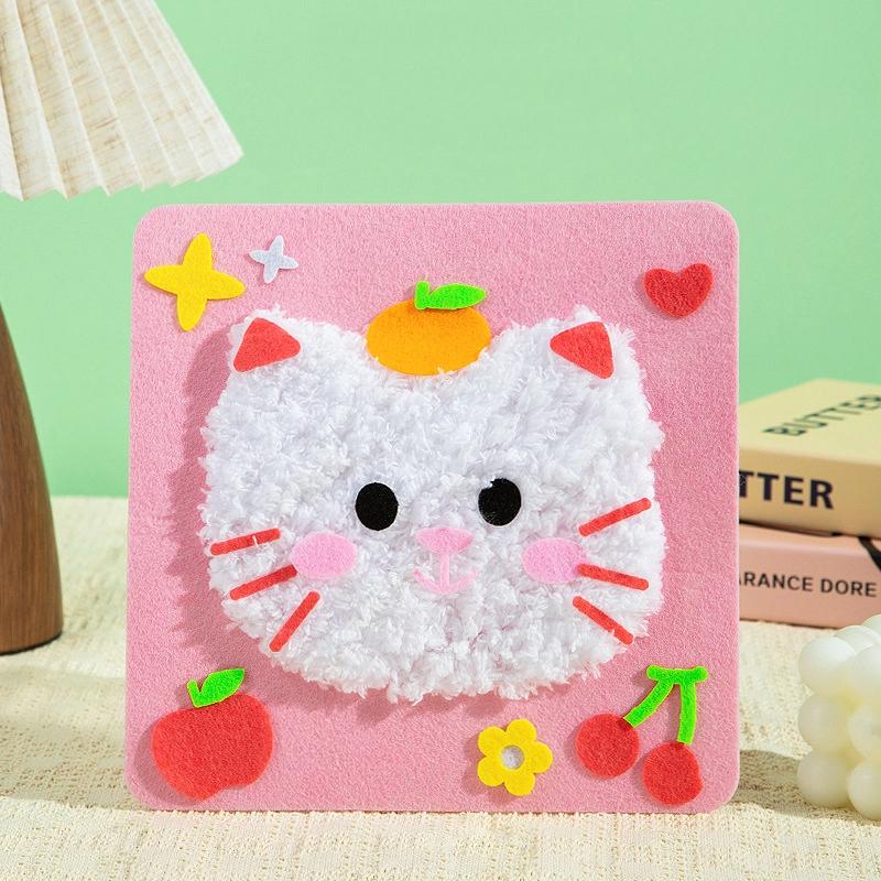 

Рождественский подарок Сделай сам Фетровый швейный набор Детские поделки Рождественская елка Веселое шитье