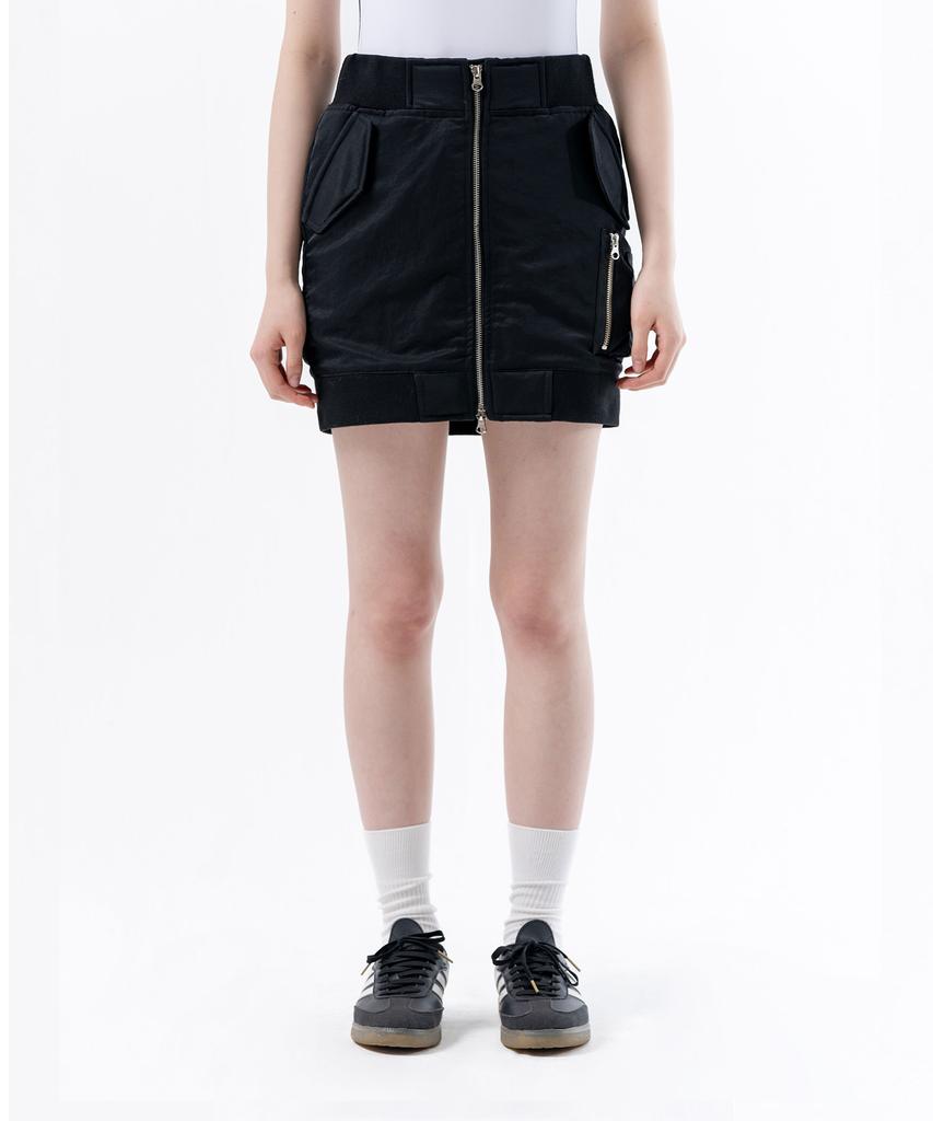 Deogdaibeu Ma-1 Mini Skirt Black
