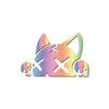 Cartoon Cat Vinyl Stickers Waterproof Decals for Car Truck Bumper Motorcycle Helmet - Scratch Resistant Self-Adhesive Graphics
