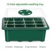 Bandejas de Mudas de 12 Células Iniciadores de Sementes Plantas Flores Caixa de Cultivo Propagação para Jardinagem Cultivo Iniciando Germinação Caixas