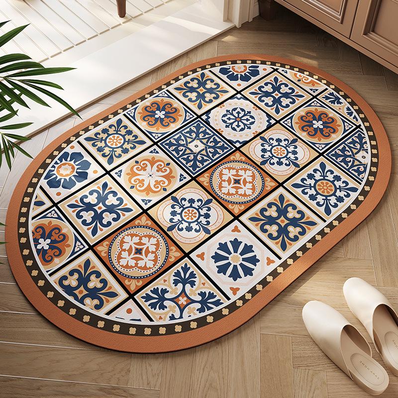 

Diatom Mud Anti-Slip Bathroom Mat: Water-Absorbing, Wear-Resistant, Easy-Clean Floor Mat 40x60 cm