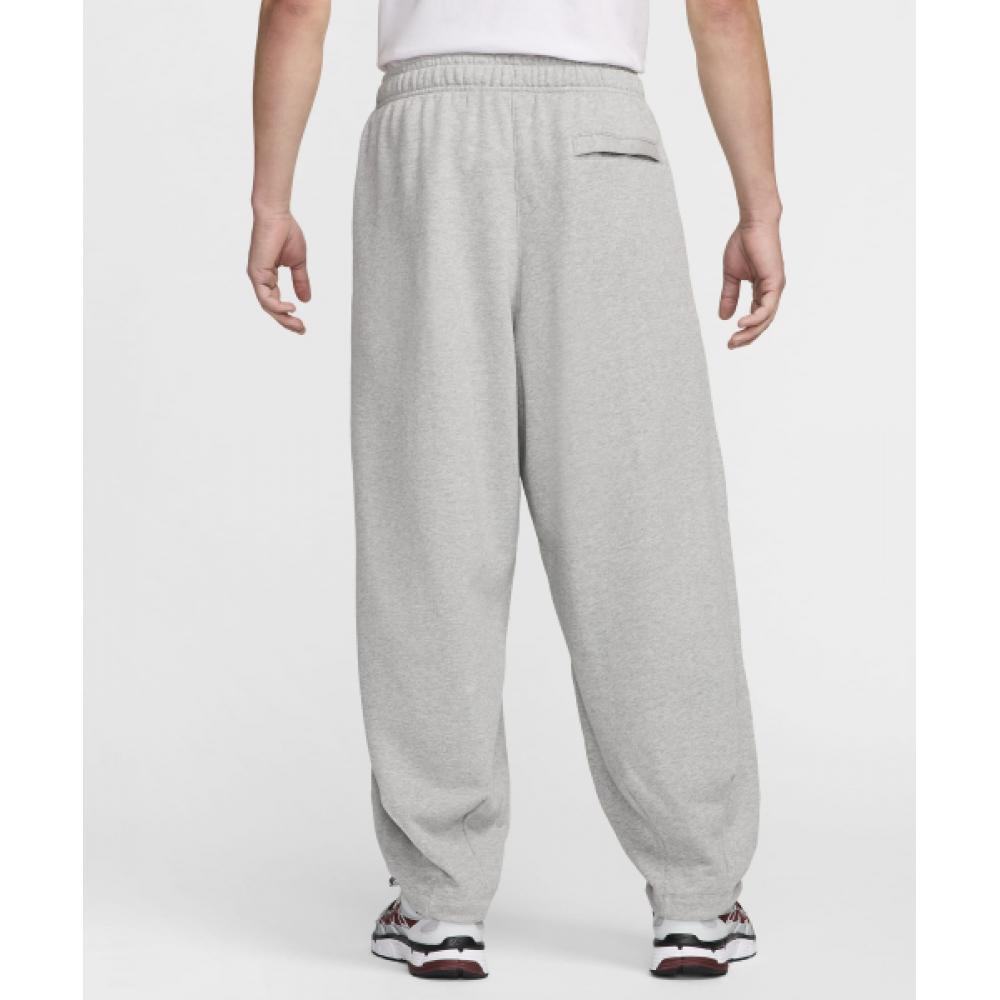 Nike Club Fleece Oversized French Terry Pants M   Dark Grey Heather Light sMoke Gray White  Hj1823 063