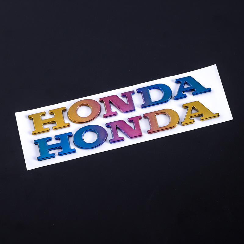 3D Honda Logo Sticker Letter Label for Motorcycle Sticker Logo Waterproof Stickers for Pcx160 Nss350 Pcx125 Cbr650r Fuel Tank