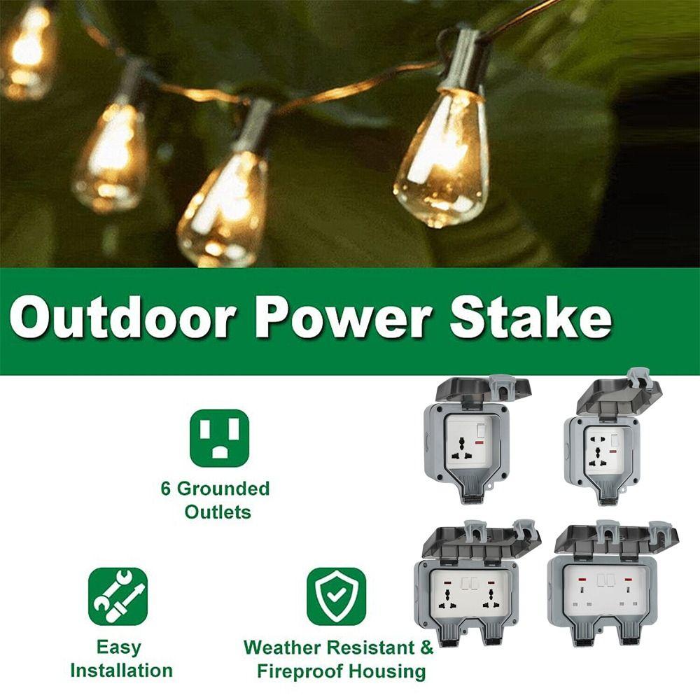 Electrical Equipment & Supplies Outdoor Waterproof Electrical Sockets Socket Box Switched Socket