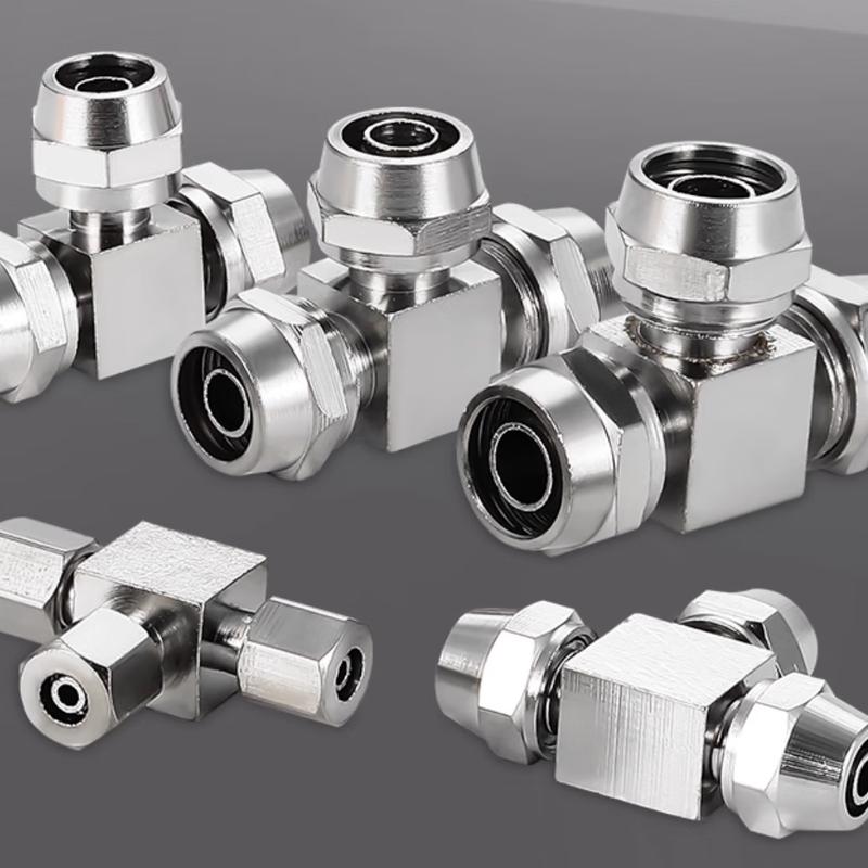 Stainless Steel T-Type Three-Way Quick Connector