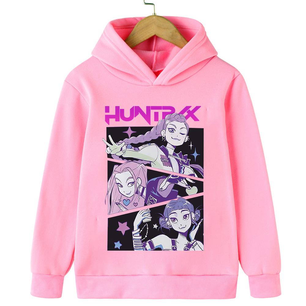 Zimní Nová Mikina s Kapucí Saja Boys Band Kpop Ďábel Pop Ďábel Lovec Inspirovaný Film Unisex Vysoce Kvalitní Módní Top