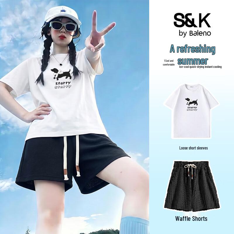 Baleno S&K Women s Dachshund Print Cotton Short Set XL