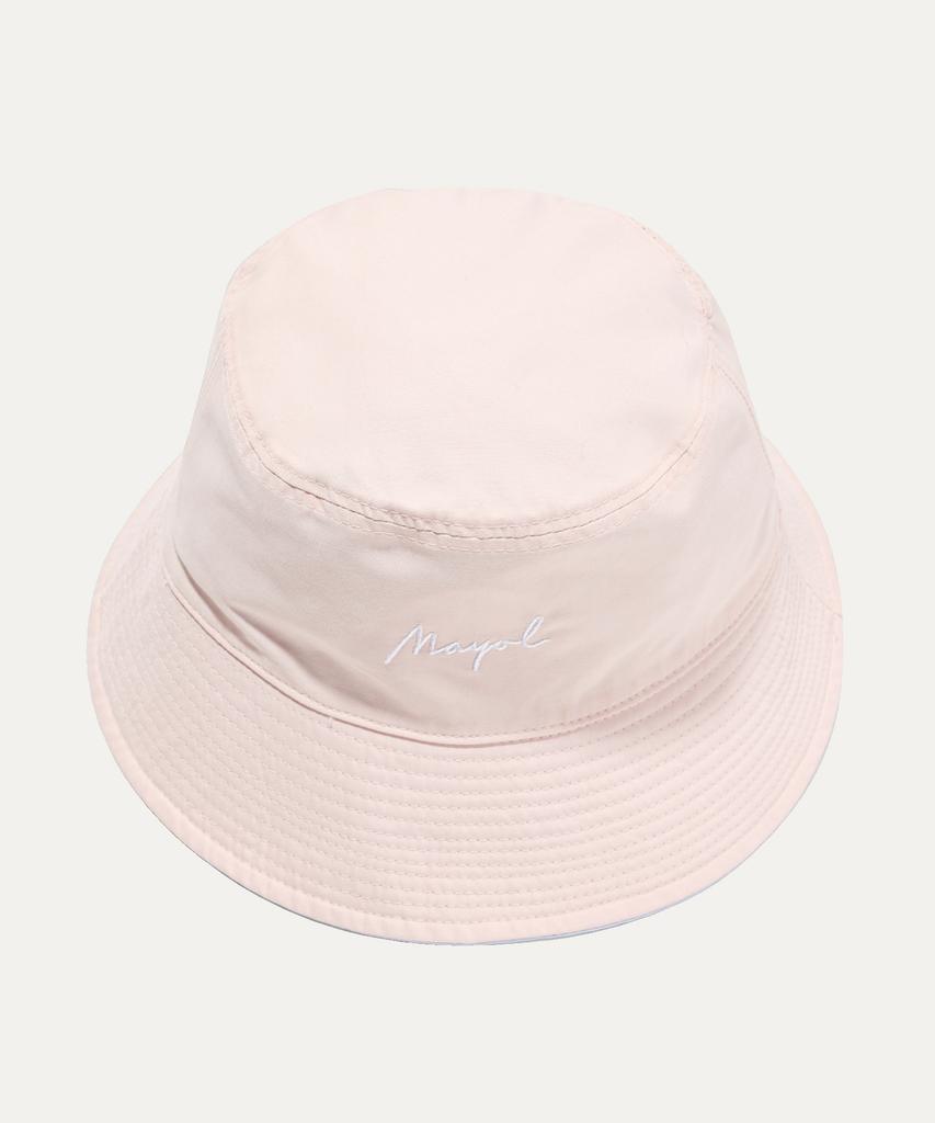 MAYOL Embroidered Reversible Bucket Hat_Pink (Sky Blue)