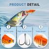 2025 Upgraded Robotic Fishing Lure, Reusable Bionic Swimming Bait Compatible with All Fishing Waters