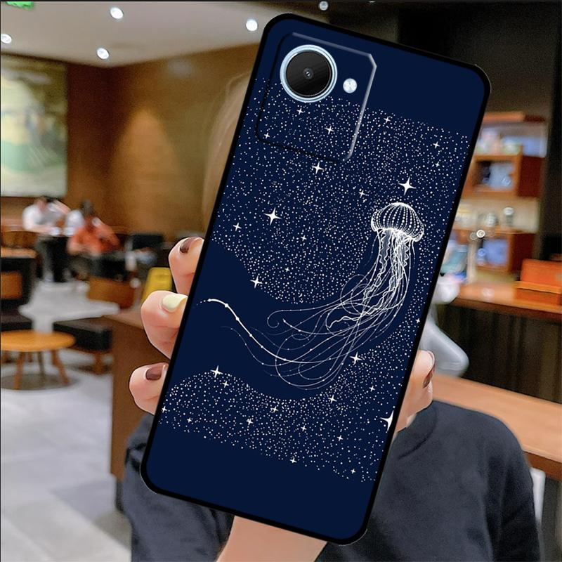 Magiczne etui meduza dla Realme C67 C61 C53 C55 C75 C51 C21Y C25S GT 6 6T 5 GT7 Pro 10 11 12 13 14 Pro Plus
