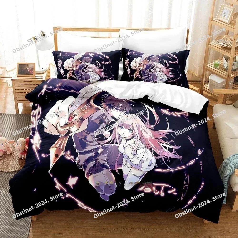 Anime The Kingdoms of Ruin Bedding Set Printed single Comforter Quilt Bed Cover Duvet Cover Pillow Case 3 Pieces Kids Adult Size