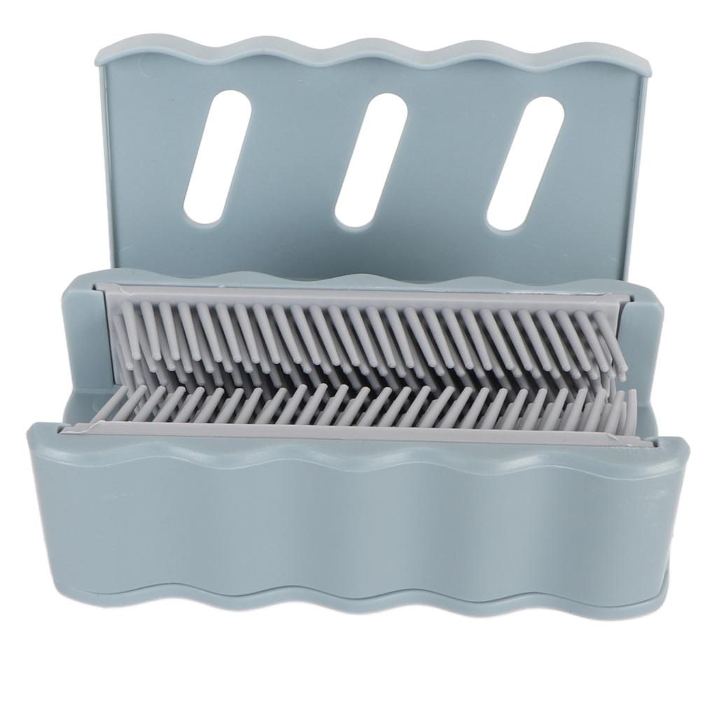 Shower Wall Hair Catcher Silicone Slipless Drain Protection Hair Trap Collector for Bathroom