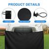 RV Rear Door Drapery Magnetic Waterproof Adjustable RV Privacy Drapery With Magnetic Hooks For Truck SUV Caravan Outdoor Travel