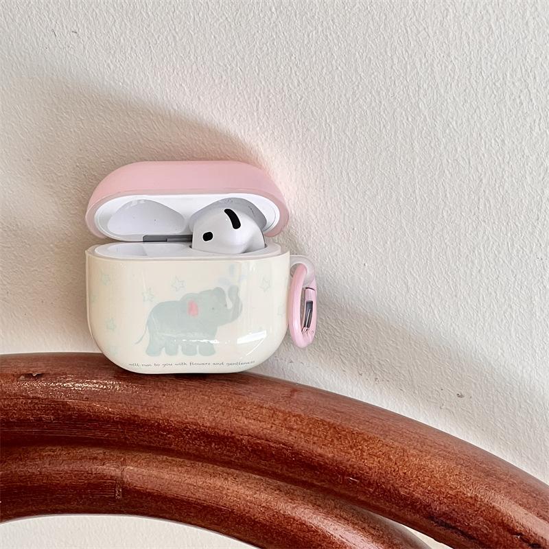 Cute Star Elephant AirpodsPro1 earphone case for Apple 1/1/1/1st generation wireless bluetooth case