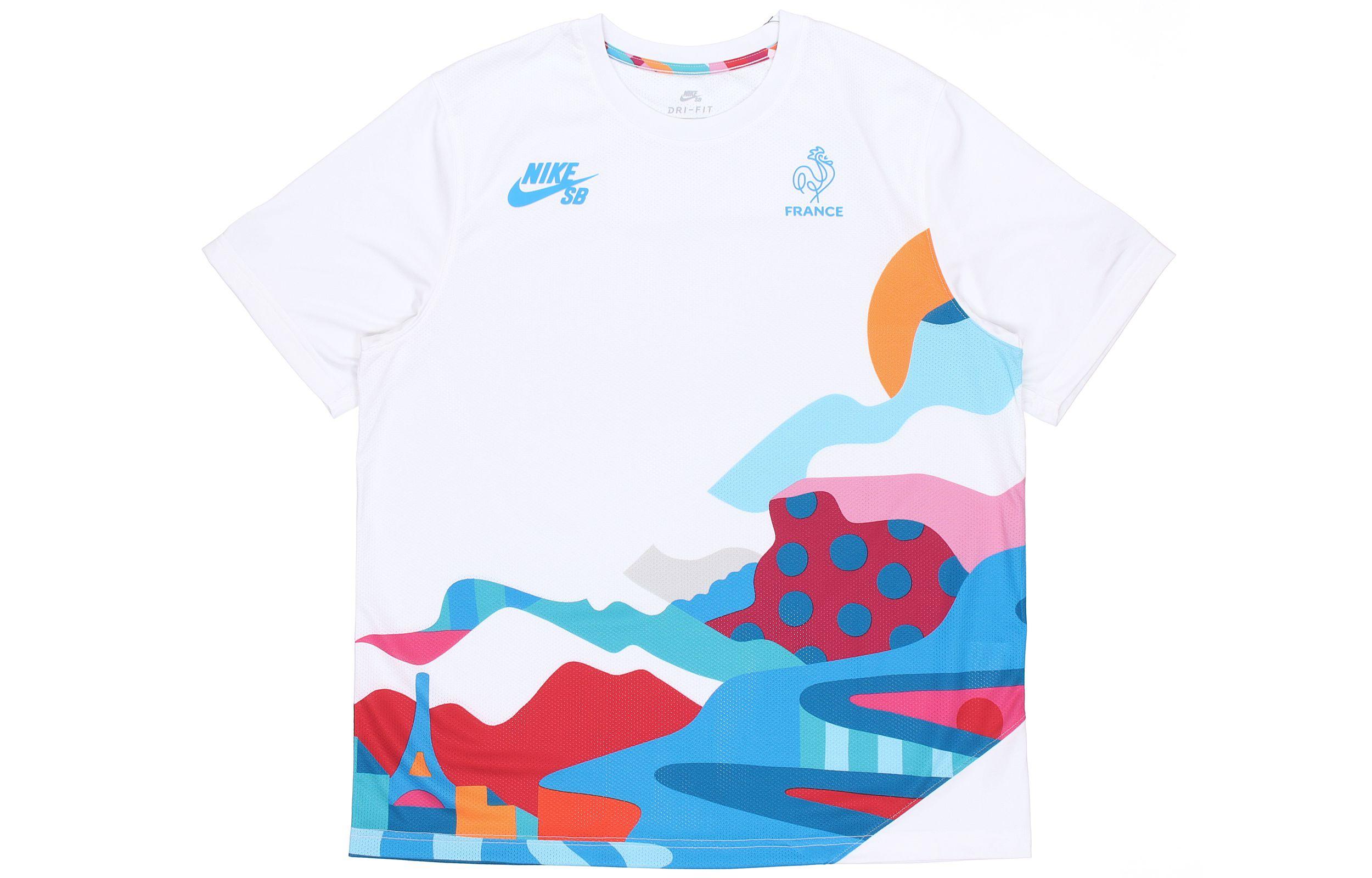 Nike Sb X Parra France Federation Kit Crew Jersey Asia Sizing CT6147-100 XS