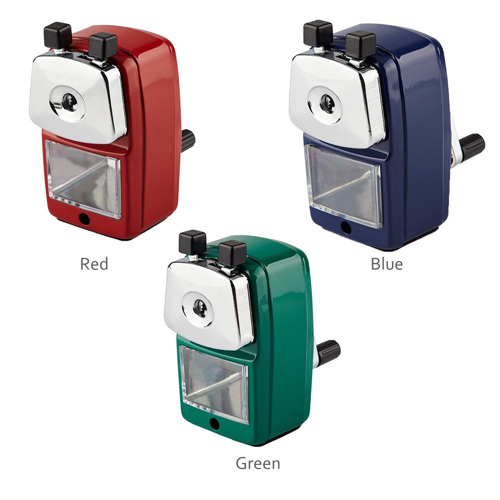 Gift Machine For Kids Hand Crank Rotary Stationery Home School Office Cutter Student Desktop With Container Pencil Sharpener