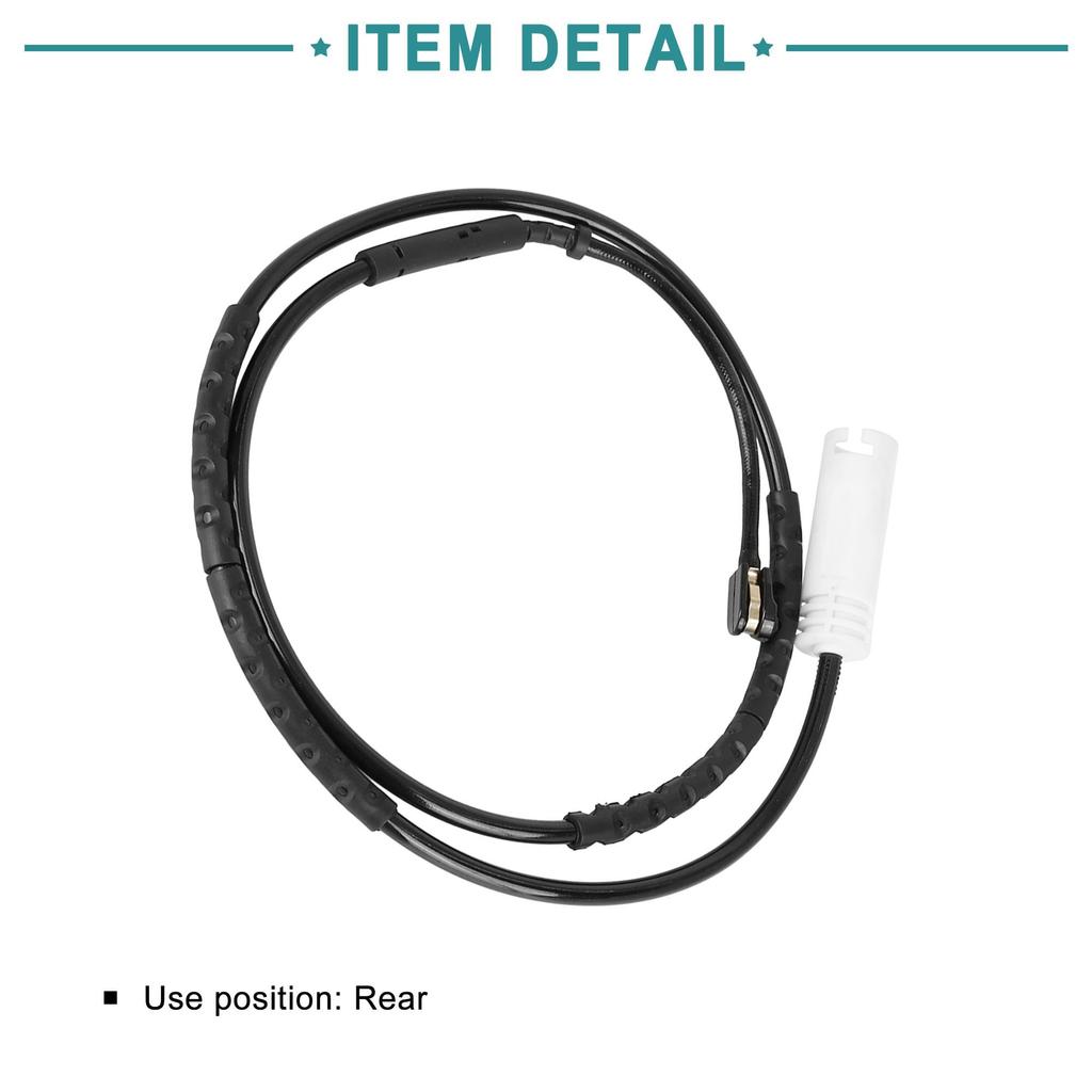 ACROPIX Rear Disc Brake Pad Electronic Wear Sensor Indicator for Mini Cooper Paceman Black 1 Piece