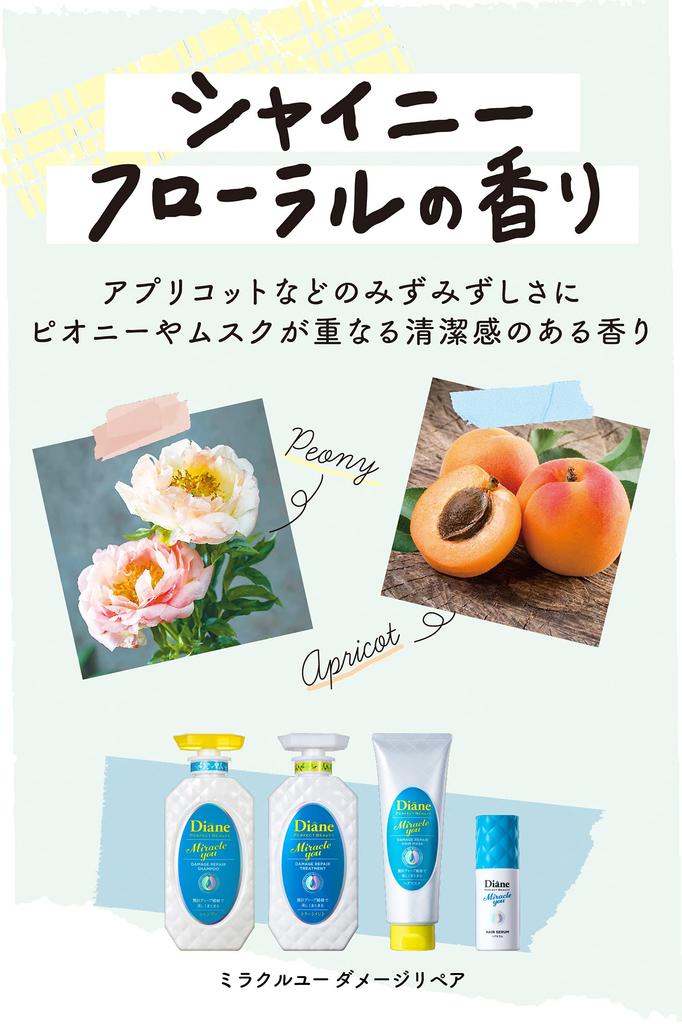 Diane Treatment Shiny Floral Scent Perfect Beauty Miracle Refill 330ml