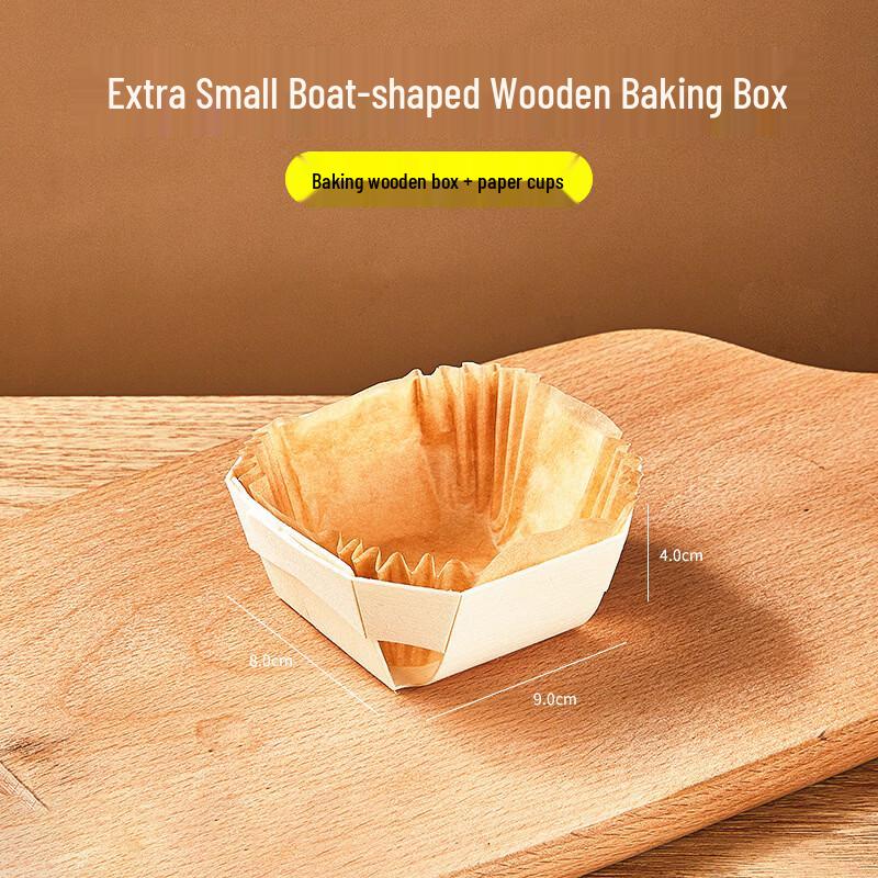 Disposable Wooden Boat Baking Molds