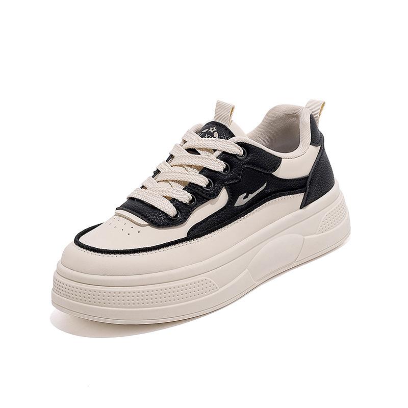 New Breathable Little White Shoes 2025 Spring and Autumn Height Increase Thin Sole Casual Korean Version College Style Board Shoes Women HY-312