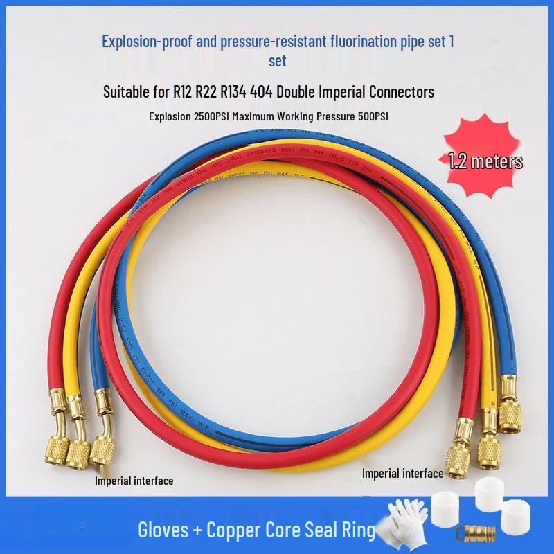 

Automotive AC Refrigerant Charging Hose Set