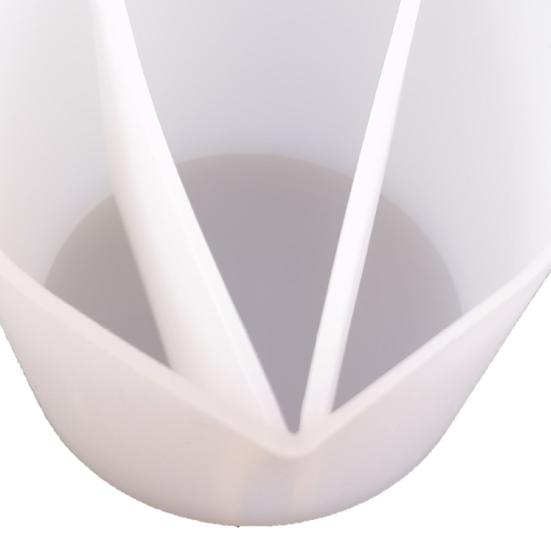 Farbausgießbecher, einzigartiger, langlebiger, praktischer Farbausgießbecher, DIY-Kunstflüssigkeits-Farbausgießbecher, geteilter Becher für junge Künstler