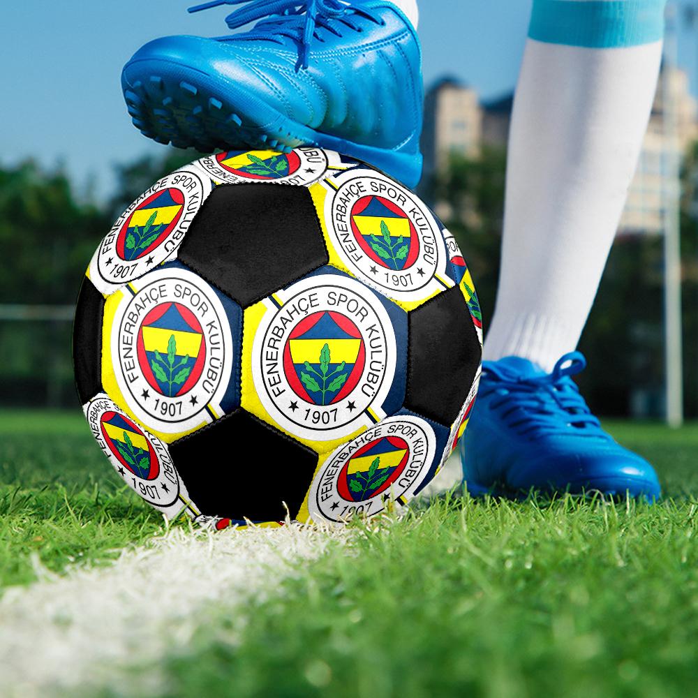Pallone da Calcio Fenerbahce FC, colorato, adatto a tutte le età, cucito a macchina, materiale PVC, qualità da competizione, resistente e ad alto rimbalzo