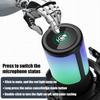 USB RGB Gaming Microphone - Condenser Mic with Noise Cancelling and Boom Stand for Streaming and Recording