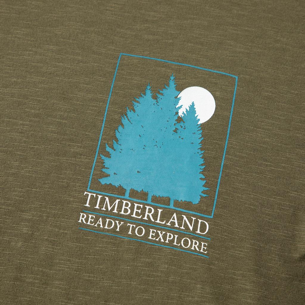 Timberland Outdoor Crew Neck Pullover Short Sleeve T-Shirt Unisex T-Shirts Green A2KB6-A58