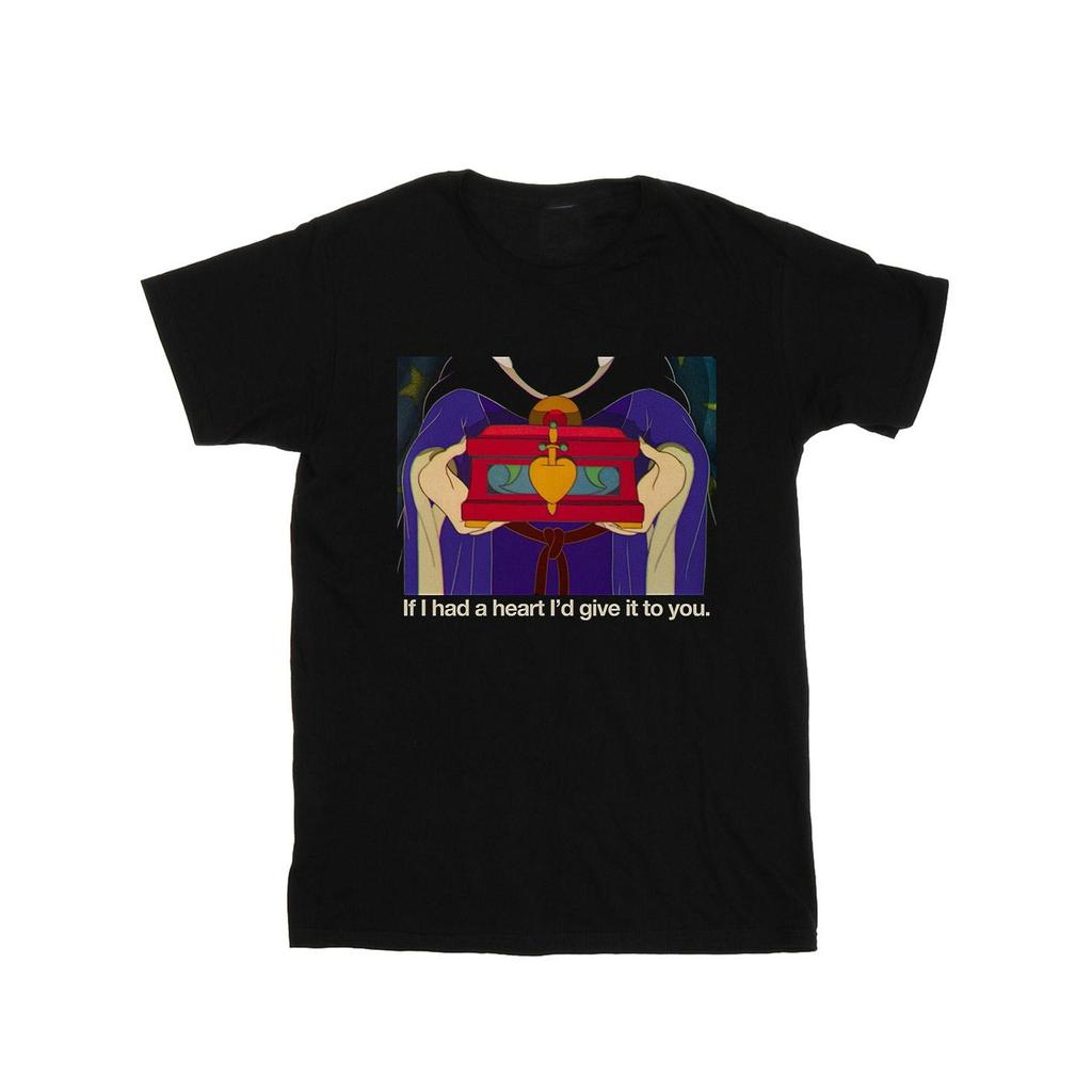 Disney Womens/Ladies Sleeping Beauty If I Had A Heart Cotton Boyfriend T-Shirt