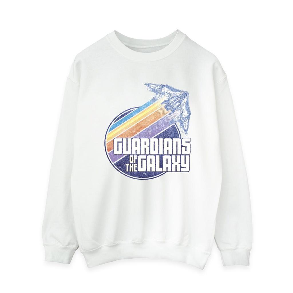 Guardians Of The Galaxy Damen/Damen Abzeichen Rakete Sweatshirt