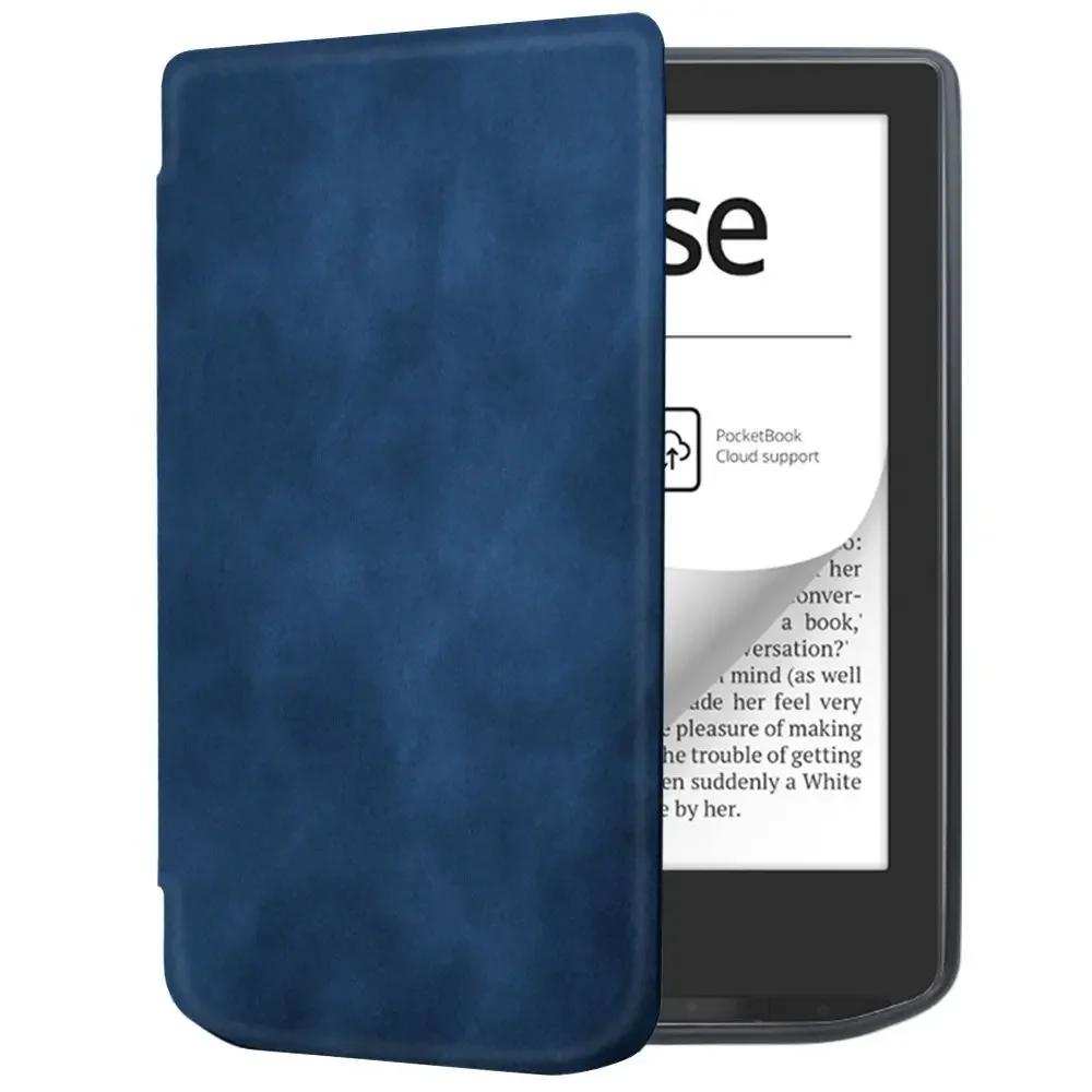 

Мягкий ТПУ защитный чехол для электронной книги Pocketbook Verse/Verse Pro, ультратонкий чехол Filio для PB 629/634, чехол Funda с функцией автоматического пробуждения/сна синий