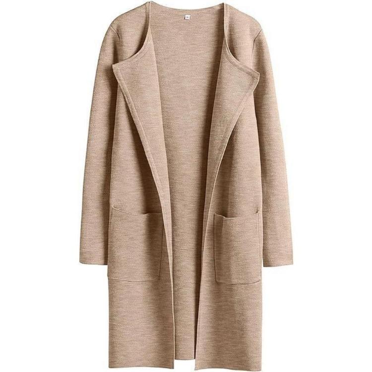 Winter Woolen Coat for Women Lapel Comfort Casual Autumn Autumn Autumn