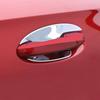 4Pcs ABS Chrome Door Handle Bowl Cover Trim For Mercedes Benz A Class 2019-2021