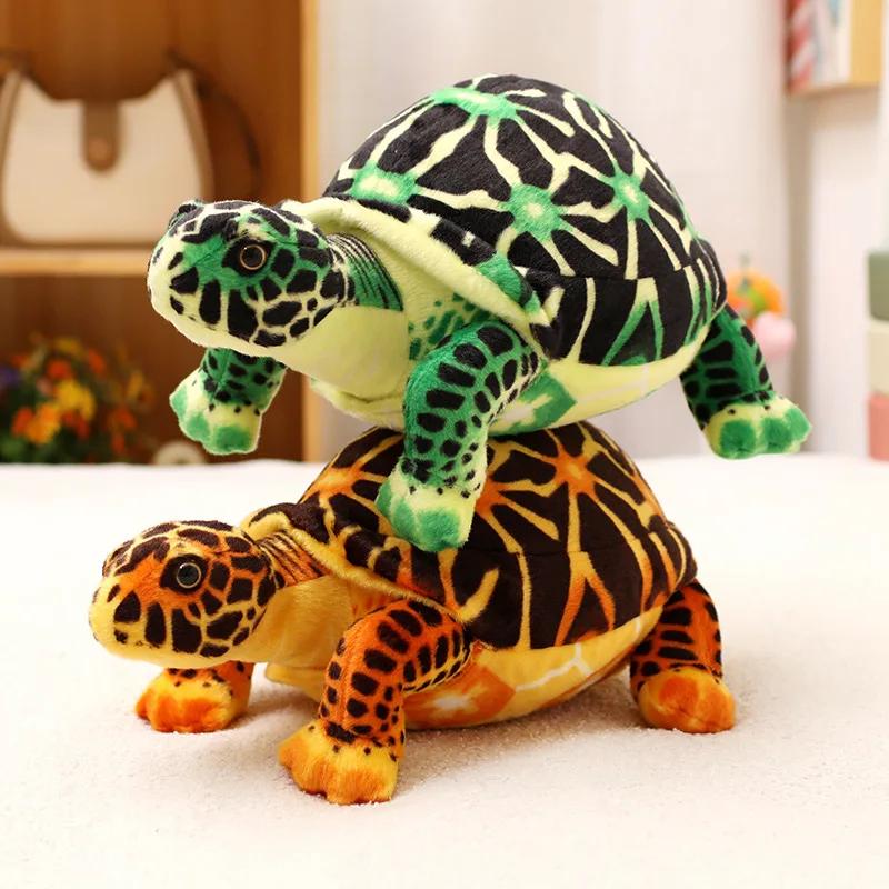 Simulare broască țestoasă păpușă pernă oferă fete fierbinte vânzare drăguț desen animat broască țestoasă jucărie de pluș copii jucării cadouri pentru festivaluri
