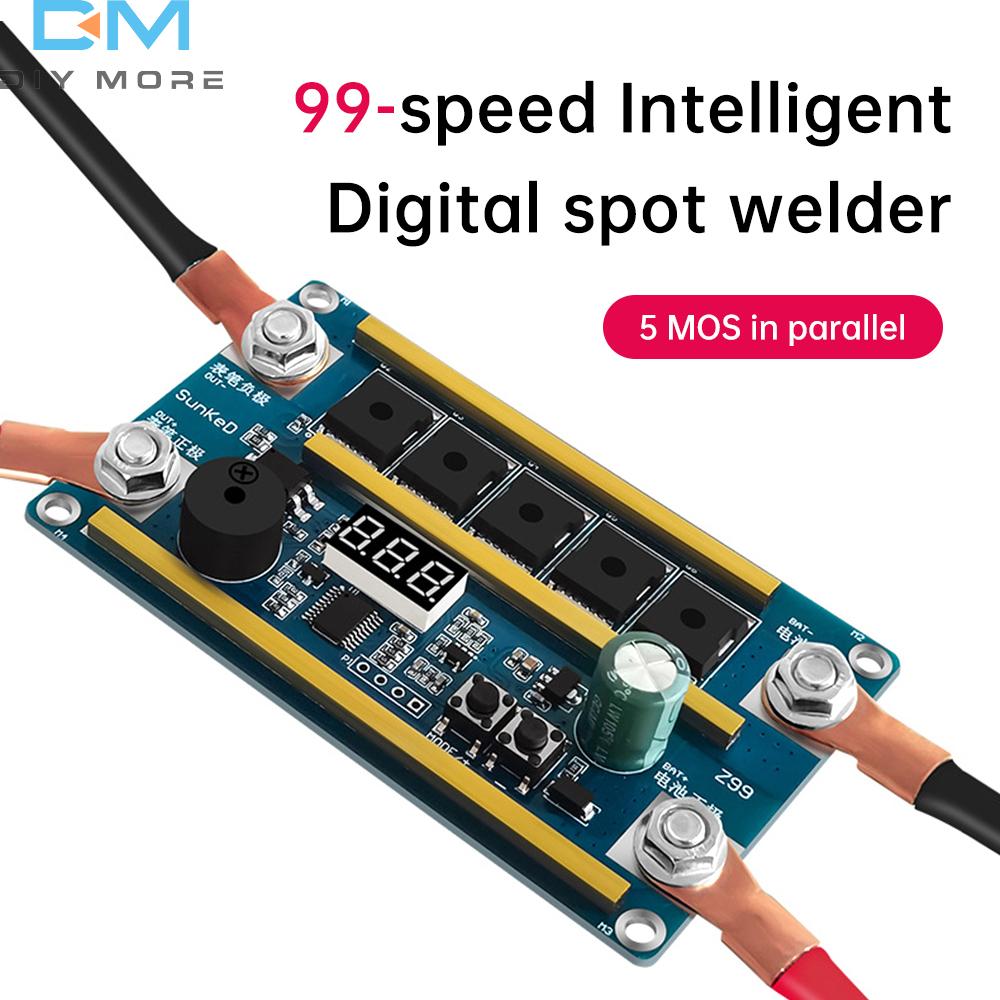 Z99 Portable Spot Welder 12V 18650 Lithium Battery Energy Storage Spot Welding Machine PCB Circuit Board Soldering Equipment DIY