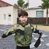 2025 Boys' Camouflage Windbreaker: Spring/Autumn Street Style