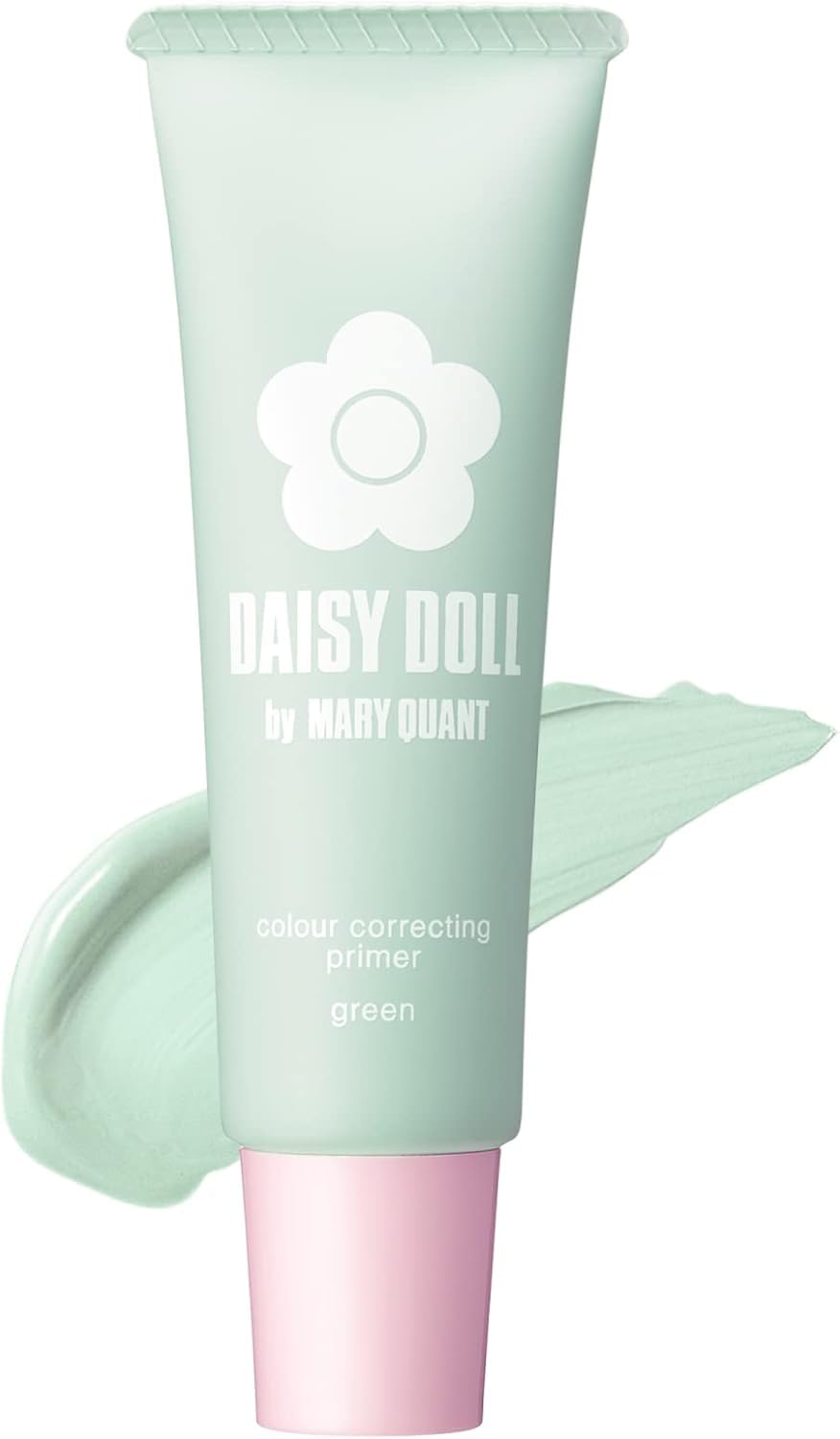 DAISY DOLL by MARY QUANT Color Correcting Primer G - Green (30g) - Reduces redness for a natural-looking complexion. A tone-up primer that evens out