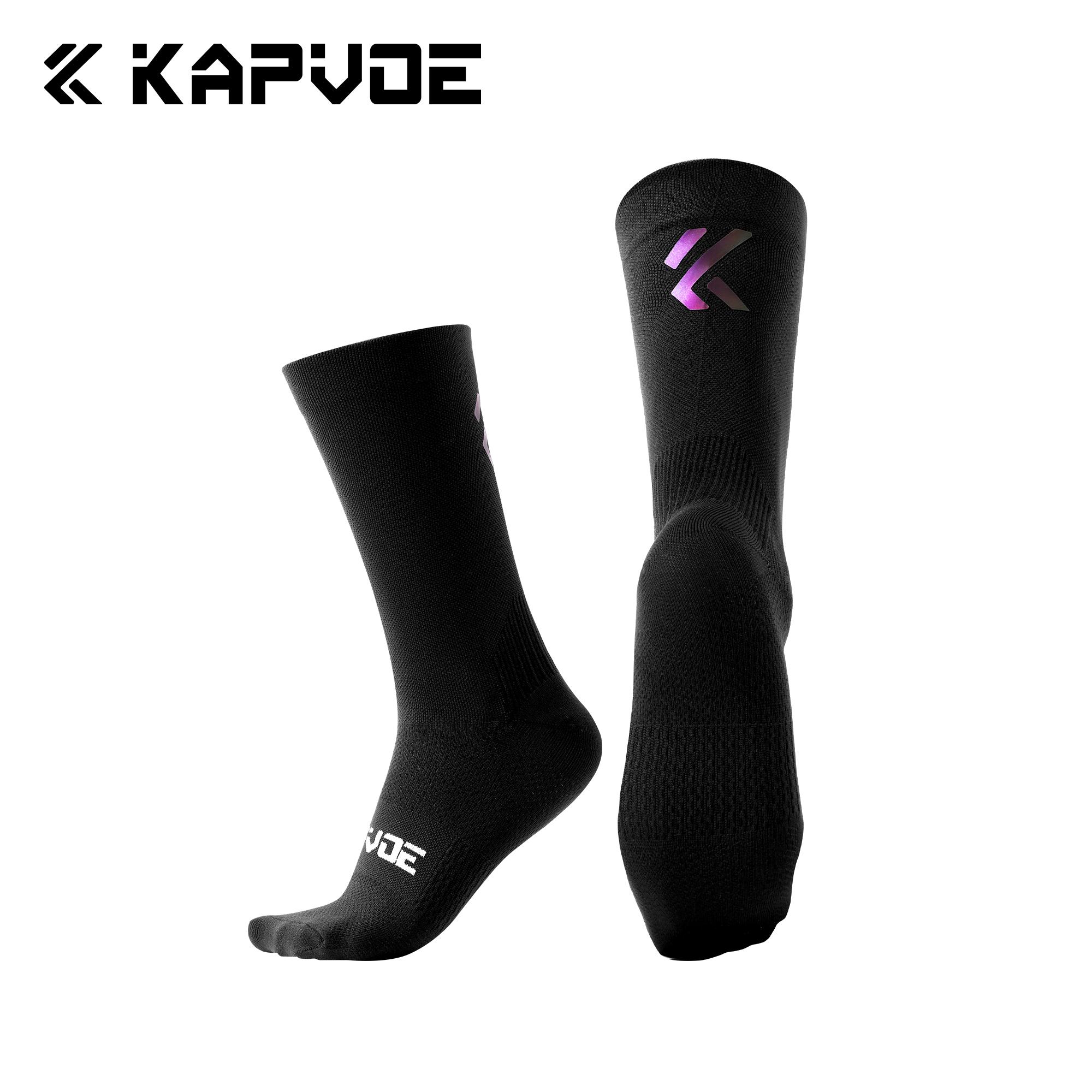 

Kapvoe Cycling Socks Sports Socks Anti-slip Football Socks Men Women Non-slip Bike Tennis Sports Grip Riding Soccer Running