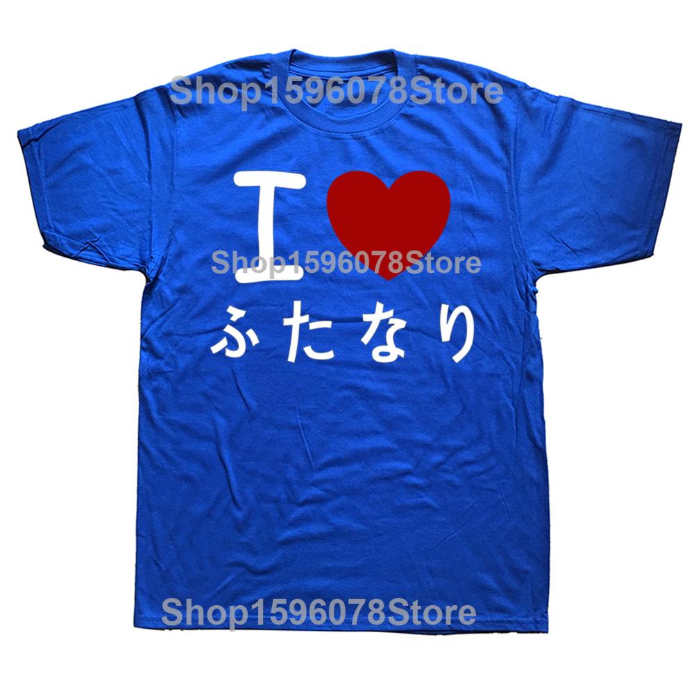 Funny I Love Femboy Japanese Graphic T Shirt Men Women Pure Cotton Humor Streetwear Tee Shirt Short Sleeve Unisex Loose Clothing