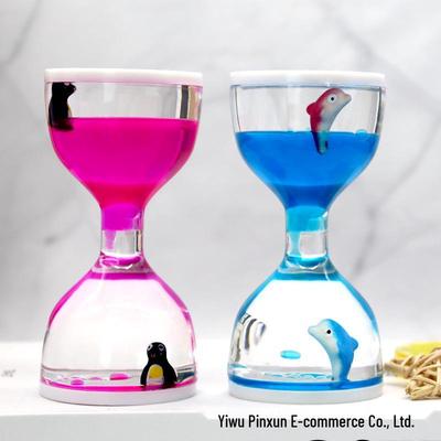 Ornamento Clessidra Gocciolante Olio Animale - Regalo Liquido Creativo per Natale e Capodanno (Per Bambini e Studenti)
