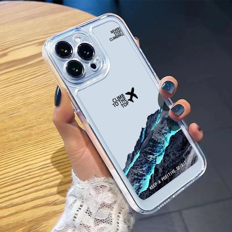 For iPhone 16 Pro 15 Pro Max 14 Plus 13 12 11 Phone Case Heart Pattern Clear Soft Silicone Slim Shockproof Transparent Lens Protection Bumper Cover