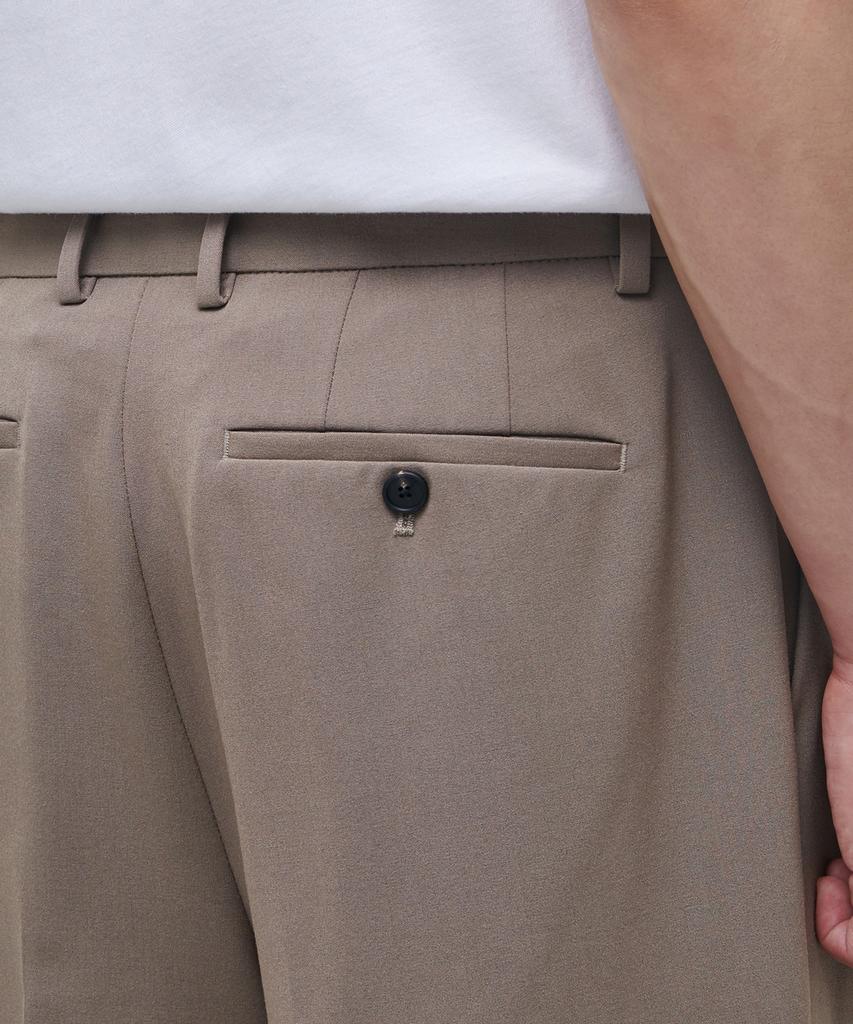 Musinsa Standard Lightweight Real Wide Hidden Banding Slacks [Dusty Beige]